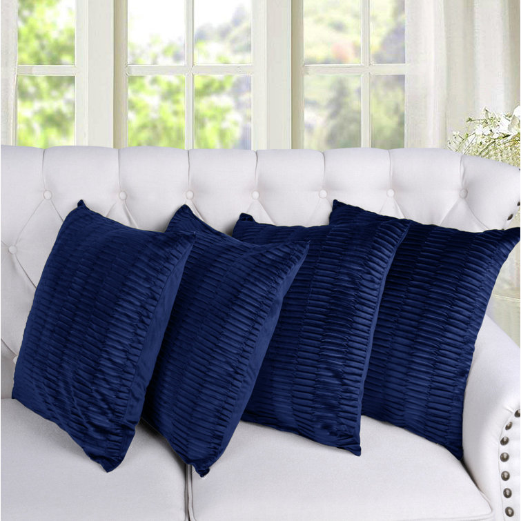 Charlton Home® Pleated Square Pillow Cover & Reviews Wayfair